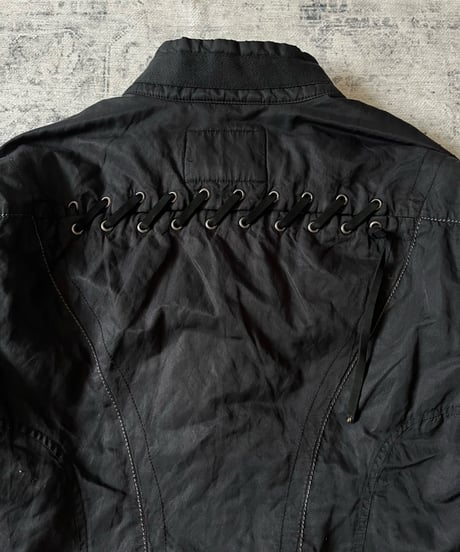 A/W 2002 Marithé + François Girbaud lace-up jacket