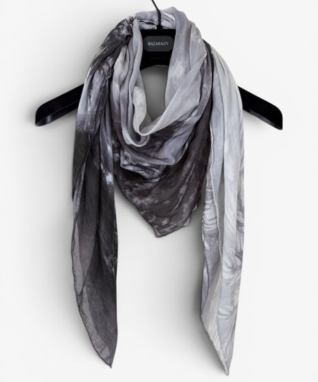 S/S 2013 BALMAIN HOMME PALM TREE CASHMERE SCARF