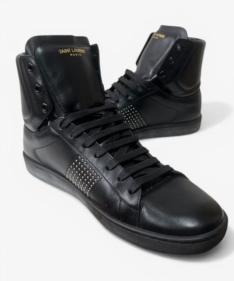 A/W 2013 SAINT LAURENT PARIS STUDDED HI-TOP