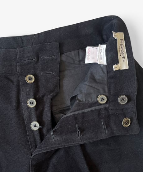 A/W 2002 YSL RIVE GAUCHE BY TOM FORD MOLESKIN BAGGY TROUSERS