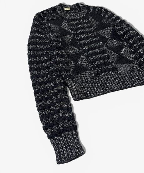 A/W 2018 SLP GLITTER GEOMETRIC KNIT XS