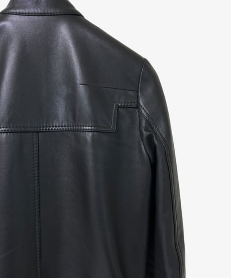 A/W 2007 DIOR HOMME “NAVIGATE”  A2 STYLE LEATHER FLIGHT JACKET［44］