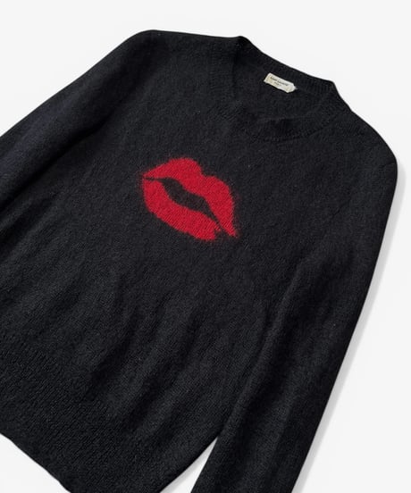 A/W 2017 SAINT LAURENT PARIS LIP KNIT［S］
