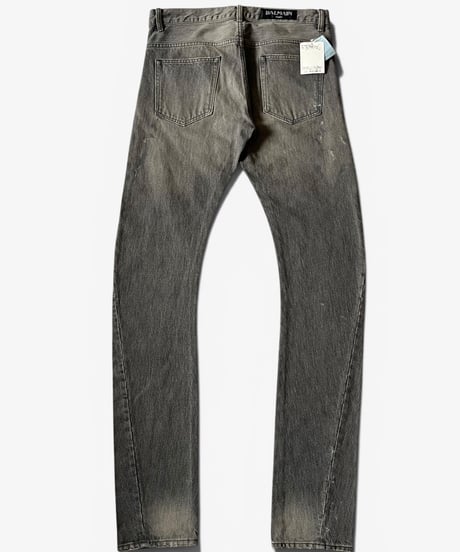 S/S 2015 BALMAIN HOMME PAINTED CURVED DENIM