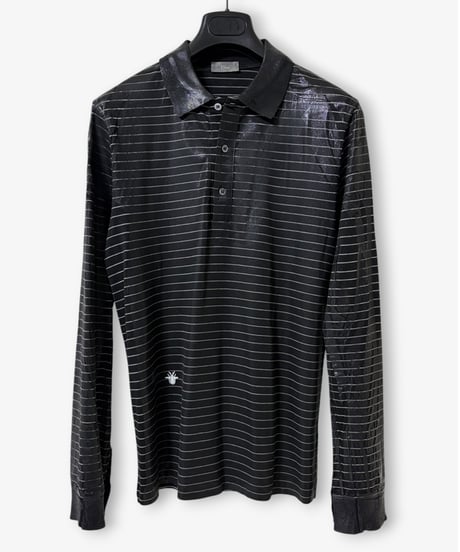 A/W 2003 DIOR HOMME “LUSTER” WAXED BORDER POLO［S］