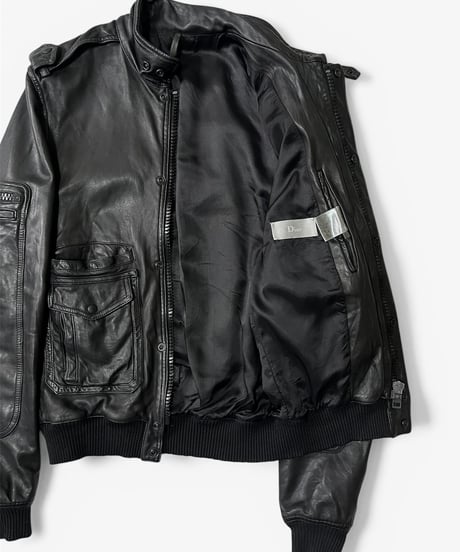 S/S 2005 DIOR HOMME “BECK” CAMPAIGN/RUNWAY LEATHER JACKET