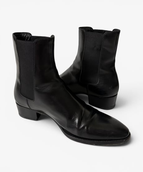 A/W 2016 SAINT LAURENT PARIS CHELSEA HEEL BOOTS［41］
