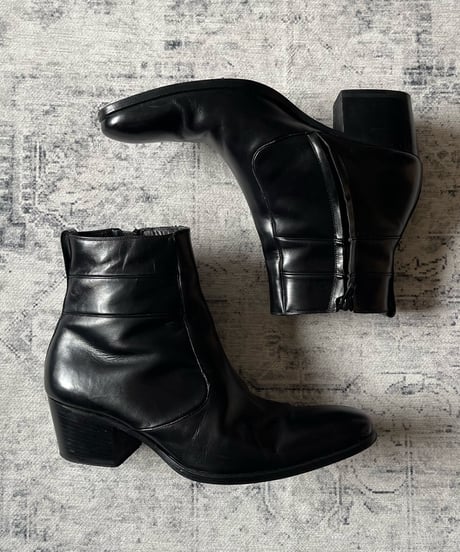 A/W 2007 Dior HOMME “Navigate” Side-Zip Heel Boots