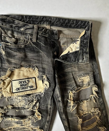 HYSTERIC GRAMMAR DETROIT 68 SCAB DENIM