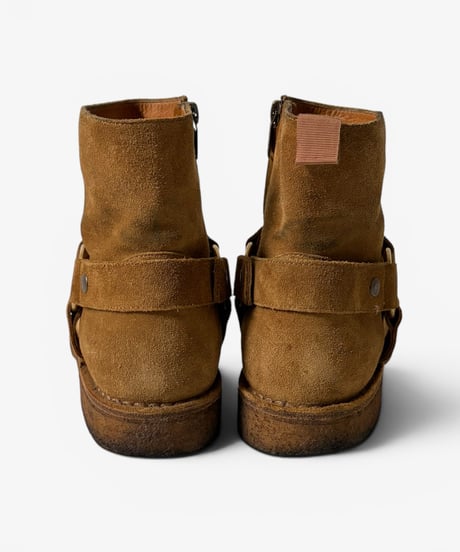 S/S 2017 SAINT LAURENT PARIS SUEDE RING HARNESS BOOTS［40］