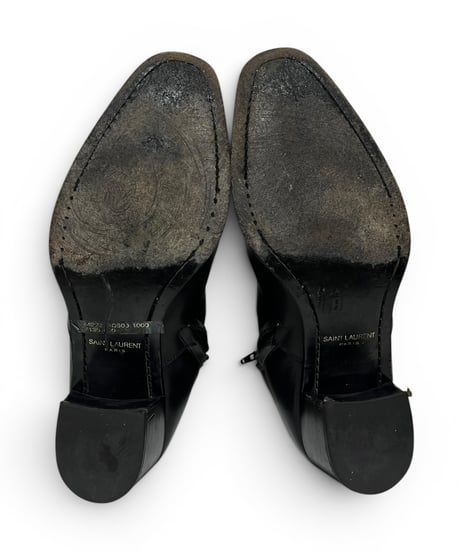 A/W 2016 SAINT LAURENT PARIS WYATT 60 HEEL BOOTS