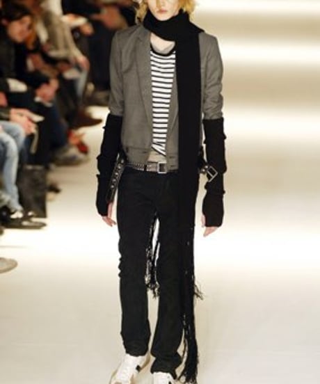 A/W 2004 Dior HOMME “VOTC” Fringe Long Scarf