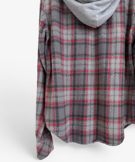 A/W 2005 NUMBER (N)INE “THS” RUNWAY FLANNEL HOODIE［3］