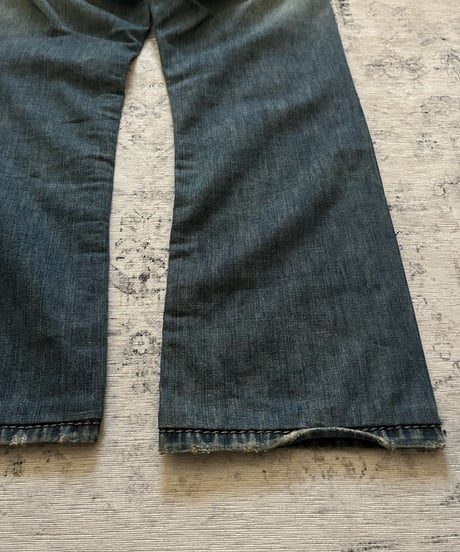 S/S 2002年製 EMPORIO ARMANI damaged denim