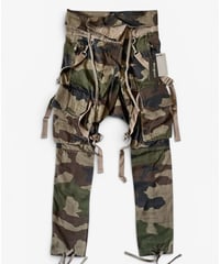 S/S 2011 BALMAIN HOMME BY CHRISTOPHE DECARNIN PARACHUTE CARGO PANTS［XS］