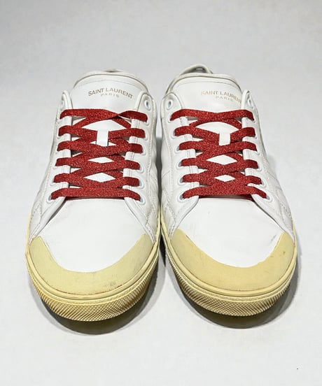 2017 Saint Laurent Paris Diamond Sneakers