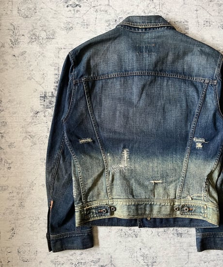 Dolce&Gabbana Gradient-dyed denim jacket