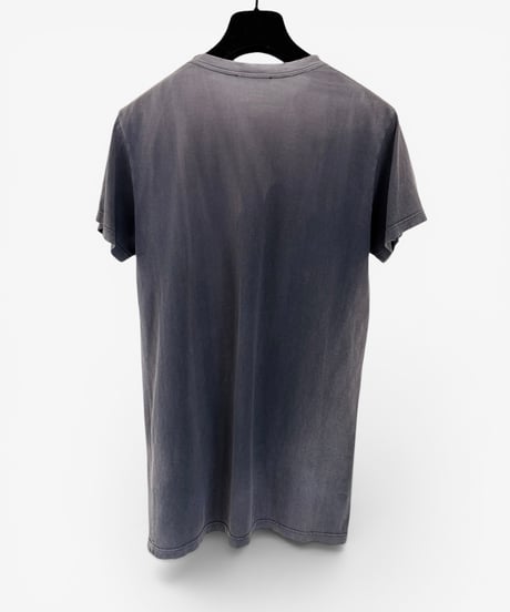 S/S 2011 BALMAIN HOMME BY CHRISTOPHE DECARNIN DISTRESSED OVERDYED T-SHIRT［XS］