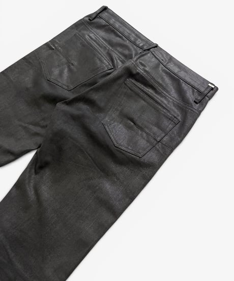 A/W 2007 DIOR HOMME “NAVIGATE” SHARP NOTATION WAXED BLACK［28］