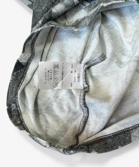 A/W 2010 BALMAIN BY CHRISTOPHE DECARNIN DISTRESSED CAMO T-SHIRT［S］