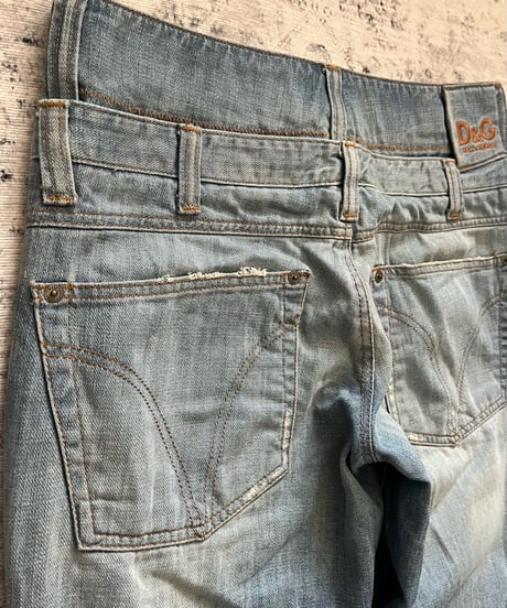 S/S 2004-2005 D&G double waist denim