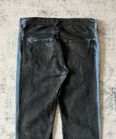 2000s Donna Karan NY Waxed denim
