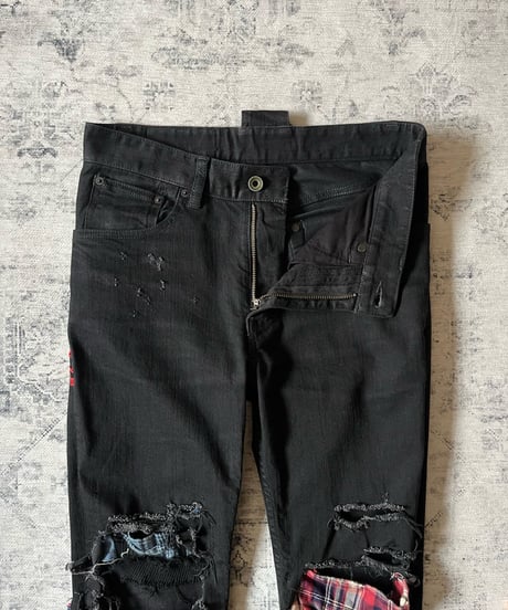 2000s L.G.B. Scarf-Docked Denim