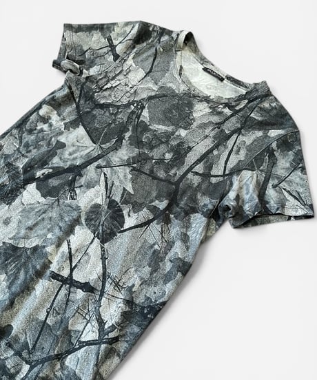 A/W 2010 BALMAIN BY CHRISTOPHE DECARNIN DISTRESSED CAMO T-SHIRT［S］