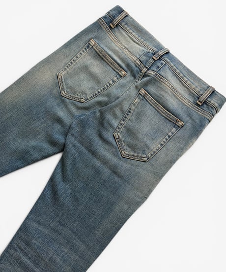 A/W 2014 SAINT LAURENT PARIS D02 DISTRESSED REPAIR DENIM［27］