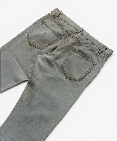 A/W 2013 SAINT LAURENT PARIS D02 DIRTY BLUE CLEAR DENIM［27］
