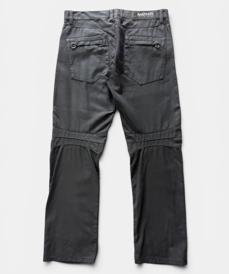 A/W 2009 BALMAIN HOMME BY CHRISTOPHE DECARNIN WAXED BIKER PANTS［31］