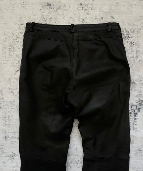 1990s Trousers type Goat Leather pants