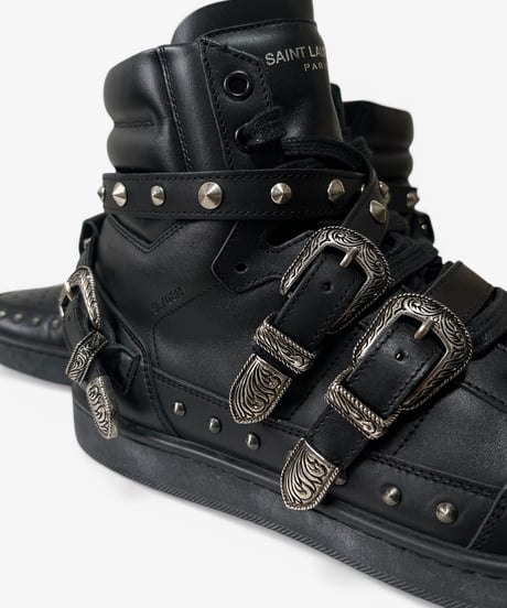 2014 SAINT LAURENT PARIS WESTERN HI-TOP