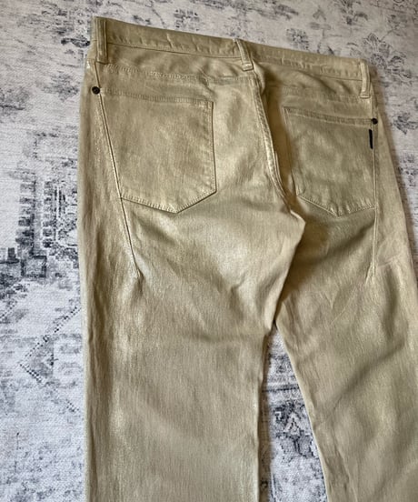 BLACKBARRETT by NEIL BARRETT Gold coating pants