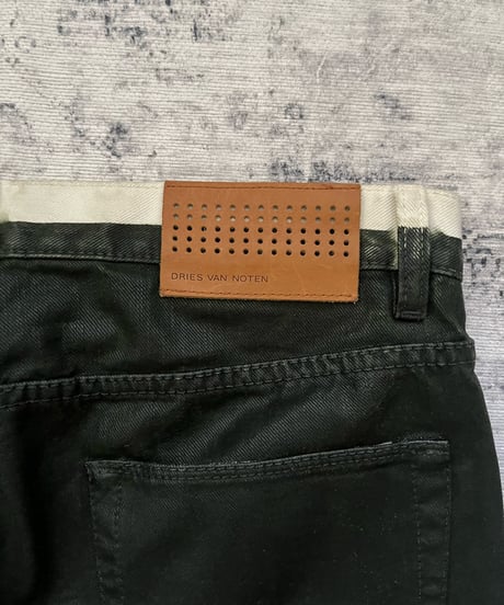 A/W 2013 Dries Van Notten Waxed denim