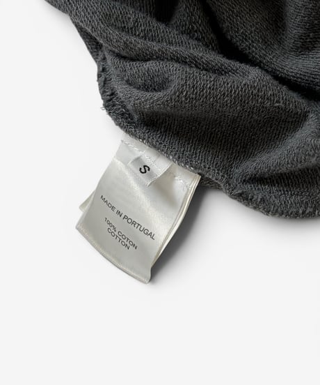 S/S 2010 BALMAIN HOMME BY CHRISTOPHE DECARNIN DISTRESSED REPAIR HOODIE［S］