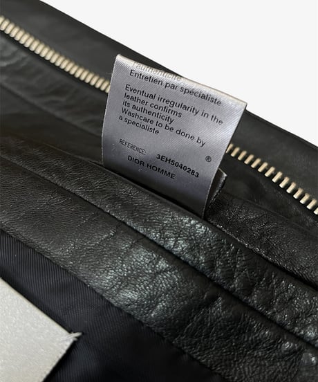 S/S 2003 DIOR HOMME “FOLLOW ME” BIKER LEATHER JACKET