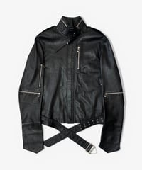 S/S 2003 DIOR HOMME “FOLLOW ME” BIKER LEATHER JACKET