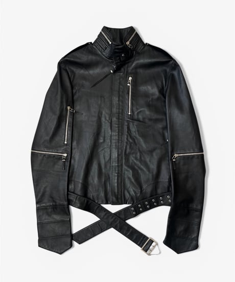 S/S 2003 DIOR HOMME “FOLLOW ME” BIKER LEATHER JACKET