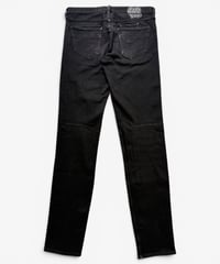 S/S 2008 NUMBER (N)INE “BIRDS” CRYING HEART BRACK STRETCH DENIM［3］
