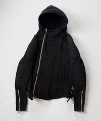A/W 2012 BALMAIN HOMME BIKER ZIP HOODIE JACKET