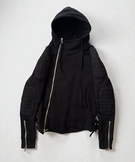 A/W 2012 BALMAIN HOMME BIKER ZIP HOODIE JACKET