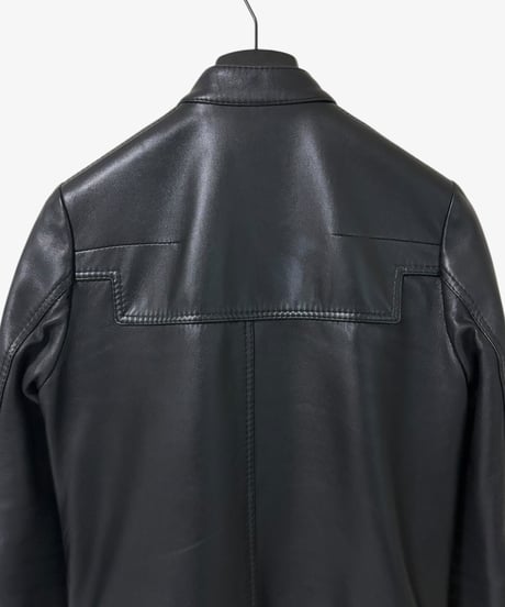 A/W 2007 DIOR HOMME “NAVIGATE”  A2 STYLE LEATHER FLIGHT JACKET［44］