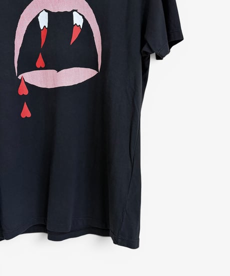 2015 SAINT LAURENT PARIS BLOOD LUSTER T-SHIRT［XS］