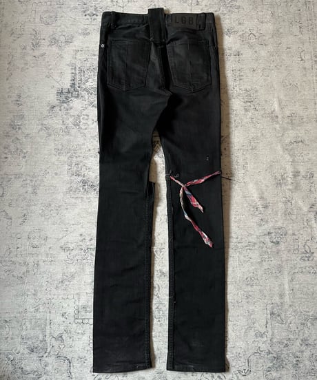 2000s L.G.B. Scarf-Docked Denim
