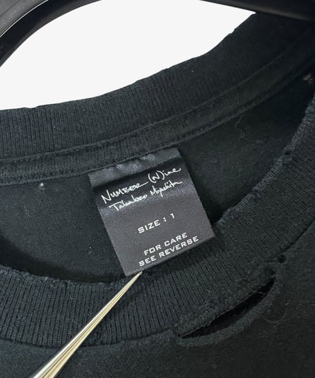 A/W 2005 NUMBER (N)INE “THS” DISTRESSED PRINT T-SHIRT［1］