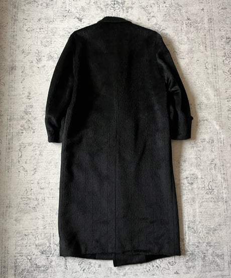 Alpaca Wool Double-Breasted Long Coat