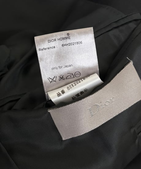 A/W 2006 DIOR HOMME “THESE GREY DAYS” SATIN SMOKING BLAZER［44］