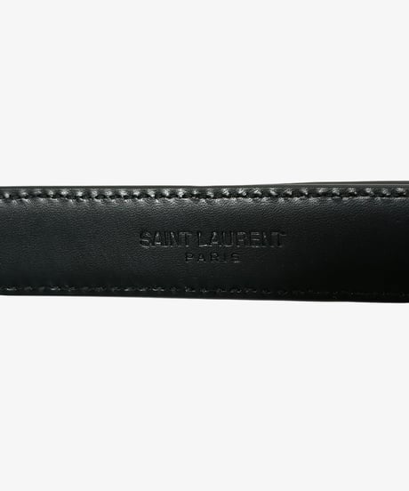 A/W 2015 SAINT LAURENT PARIS PYTHON SKIN HOOK BELT［90］