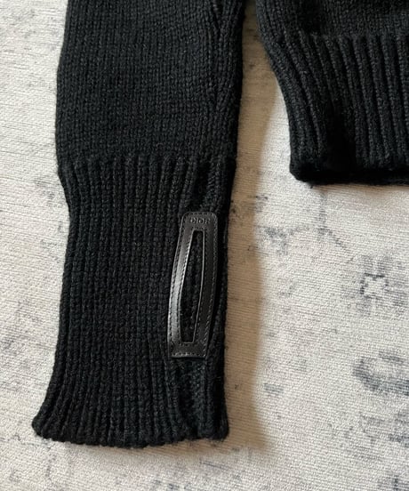 A/W 2004 Dior HOMME “Victim” drivers knit jacket